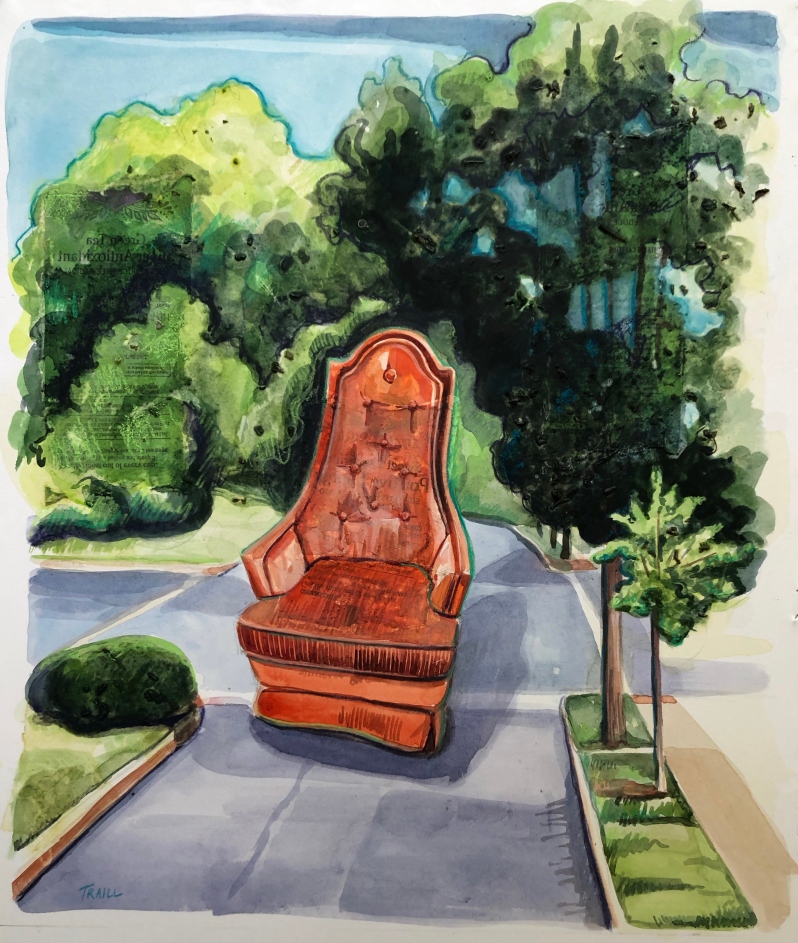 Positive Seat at the Crossroads, by Jennie Traill 
