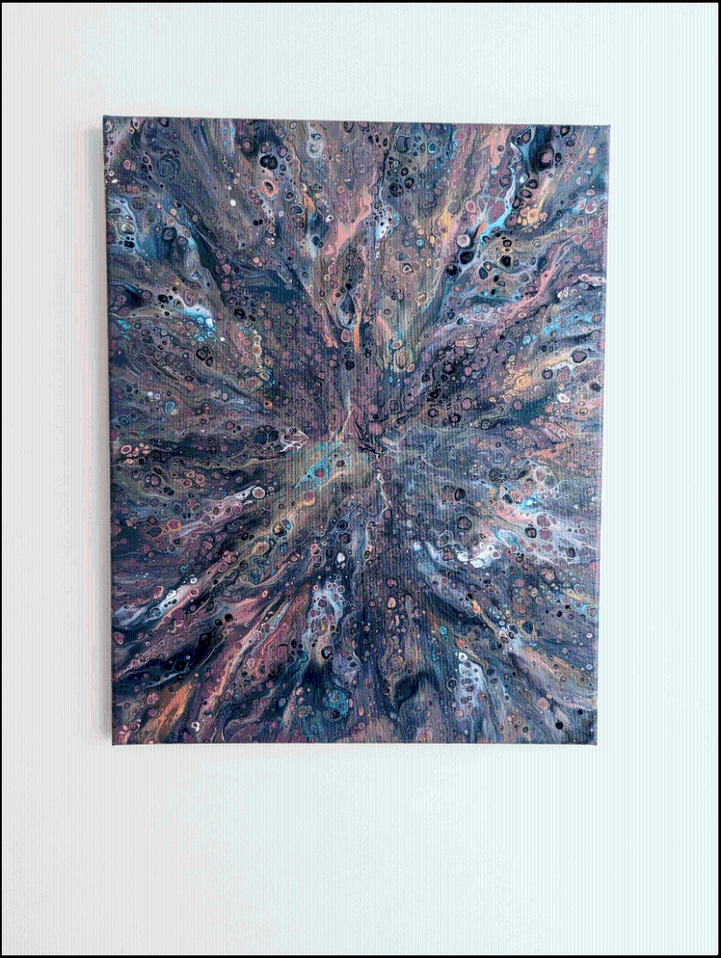 Product Description: Rainy Sunday</br></br>Abby May</br></br>Acrylic</br></br>$288</br></br>Lula and Sadie's - Art@Work</br> Rainy Sunday - Abby May