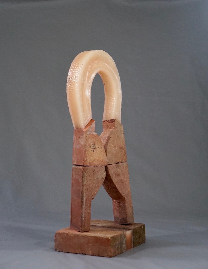 Product Description: Umbilicus</br></br>Ivana Milojevic Beck</br></br>2020</br></br>Brick and Wax</br></br>23x8x8</br></br>$1,500</br> Umbilicusby Ivana Milojevic Beck