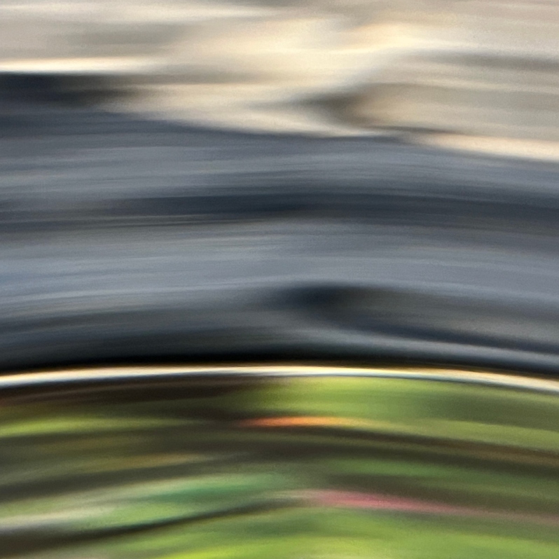 Product Description: South of Tomorrow</br></br>Judith Rayl</br></br>2023</br></br>Alternative Process Abstract Landscape Photography</br></br>18x22</br></br>$700</br> South of Tomorrow by Judith Rayl