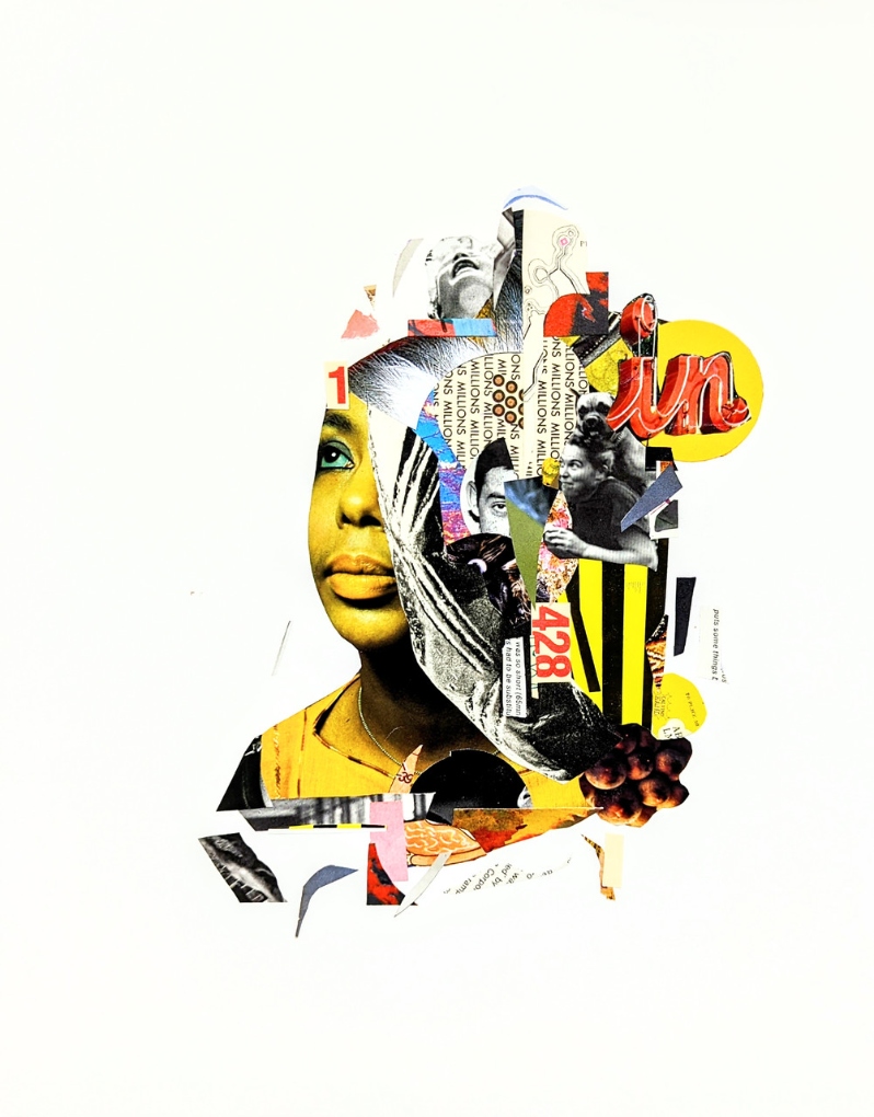 Product Description: Point of view</br></br>Martin Malloy</br></br>14in. x 11in.</br></br>collage on paper</br></br>$250</br> Point of view by Martin Malloy