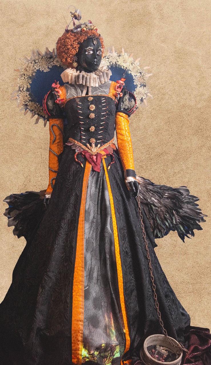 Product Description: Furiana</br></br>Diana Newton</br></br>6 feet 10 inches tall, 4 feet wide, 4 feet deep</br></br>Assembled sculpture</br></br>2023</br></br>$7500</br> Furiana by Diana Newton