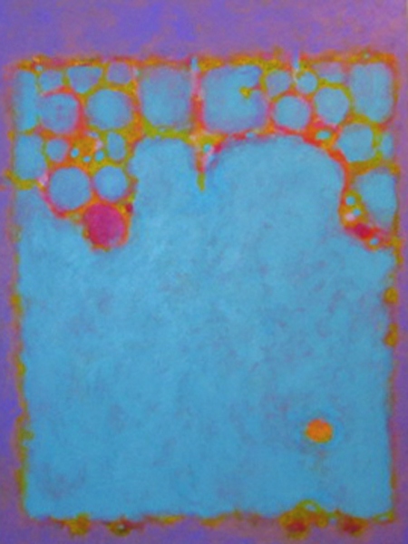 Product Description: foxglove</br></br>Jarrett Burch</br></br>Acrylic on canvas</br></br>40 x 30 inches</br></br>Velocity Clinical - Art@Work</br> foxglove by Jarrett Burch